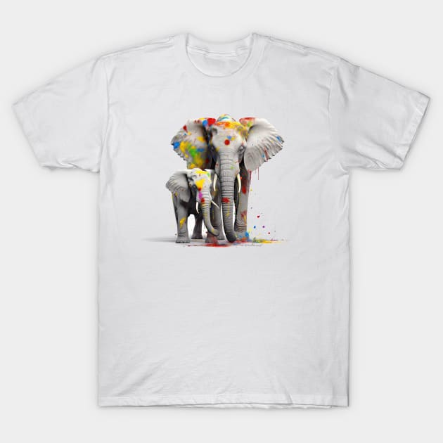 Elephants T-Shirt by Urban Archeology Shop Gallery